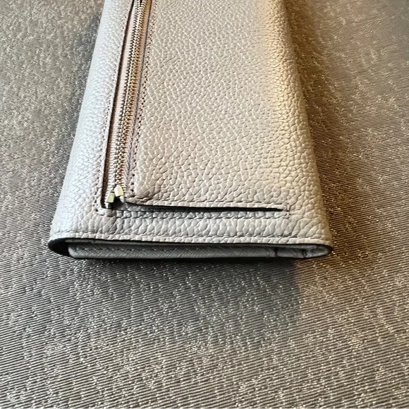 Michael Kors Large Trifold Leather Wallet Money Pieces Truffle 32F8TF6E3L - Picture 7 of 9